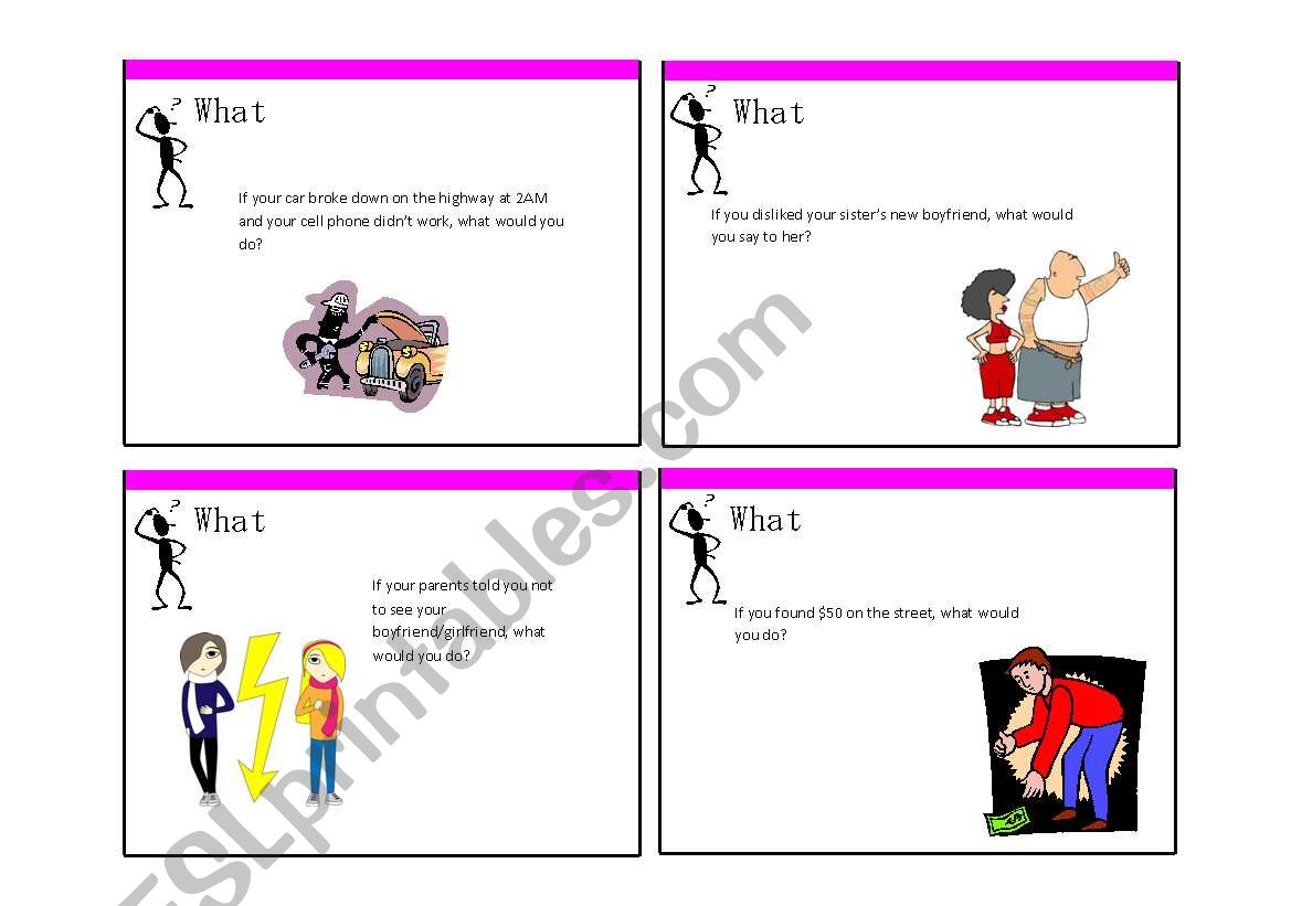 Conditional Line Ups 1 worksheet