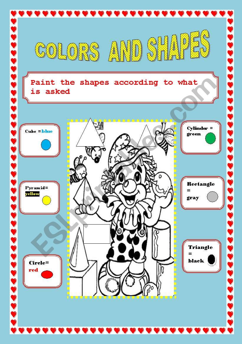 Shapes  worksheet