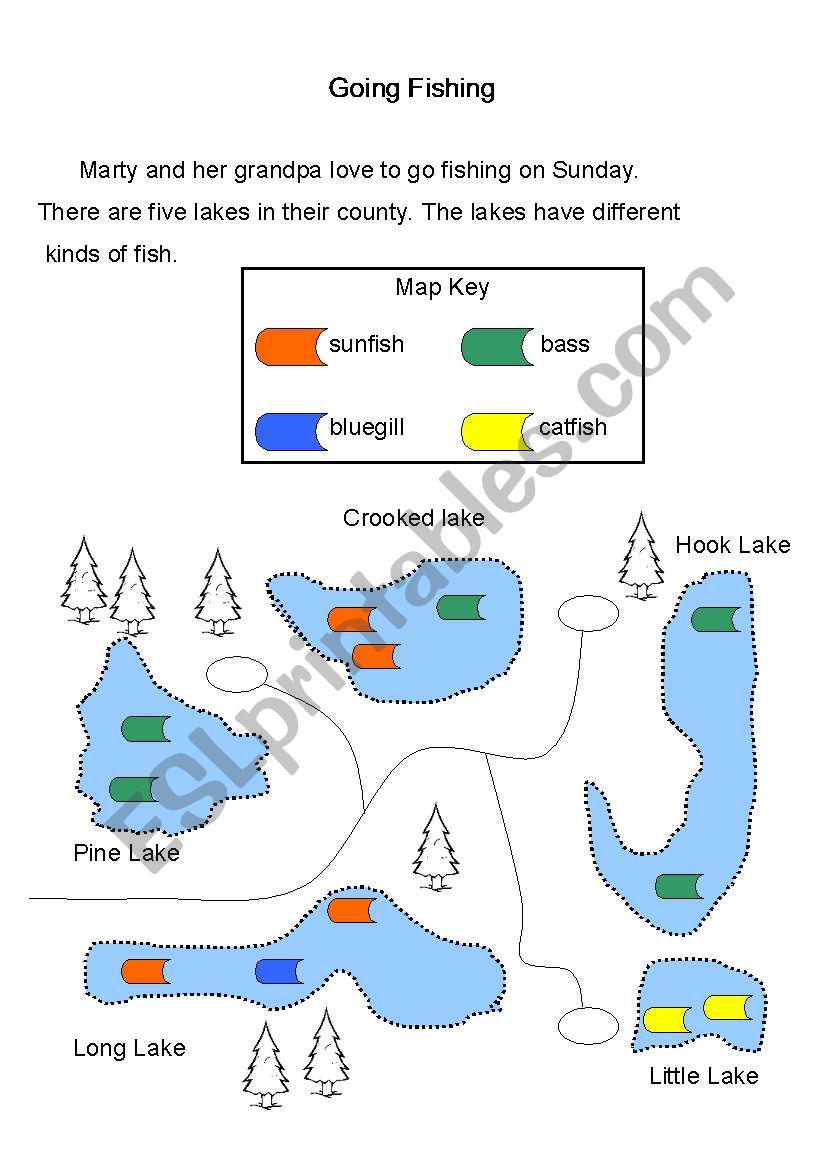 Going Fishing worksheet