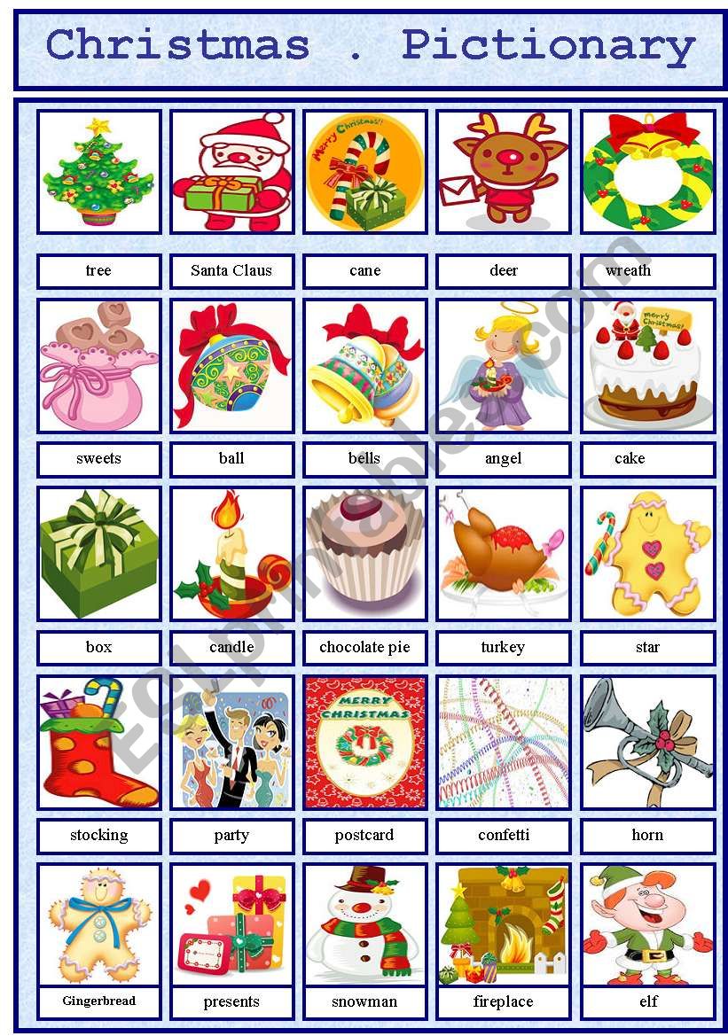 CHRISTMAS! worksheet