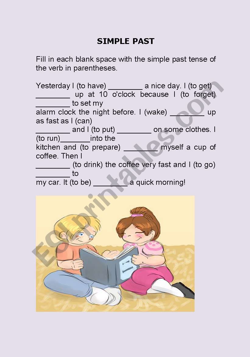 Simple Past worksheet