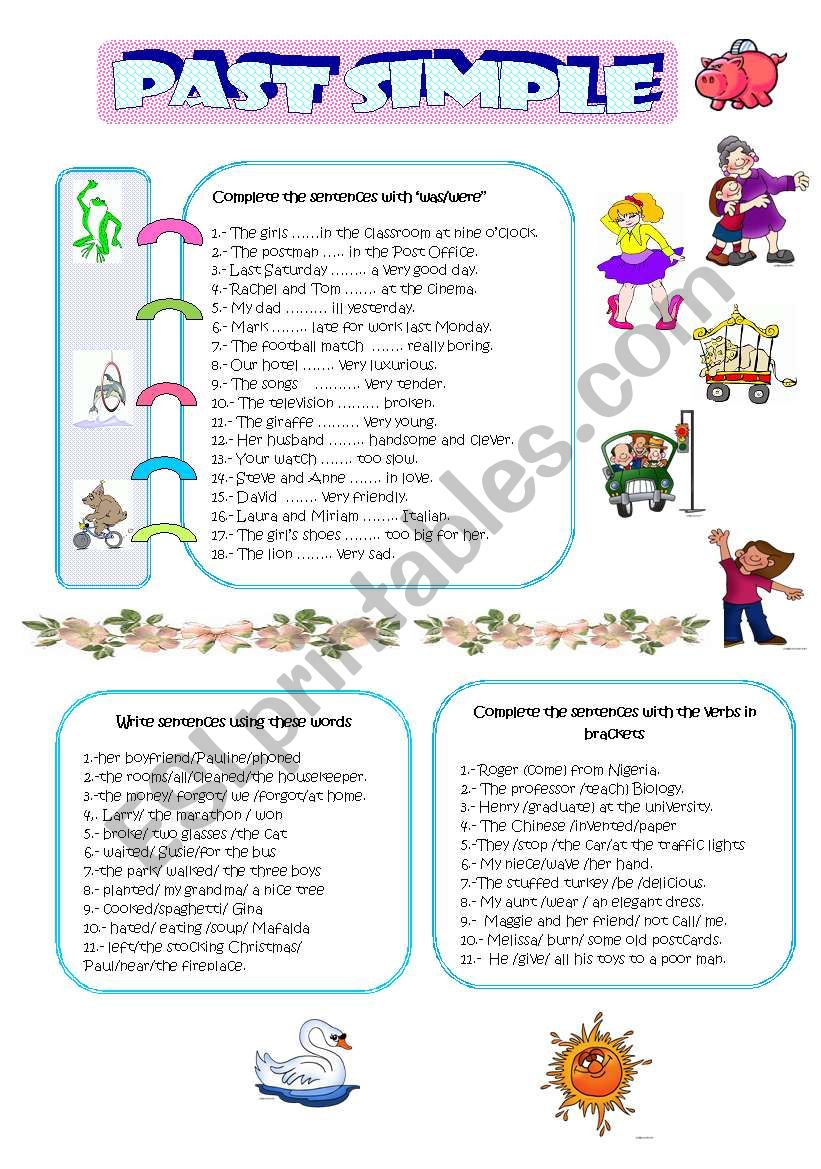 PAST SIMPLE worksheet