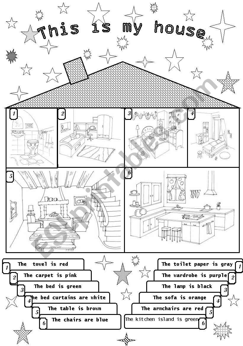 This is my house worksheet