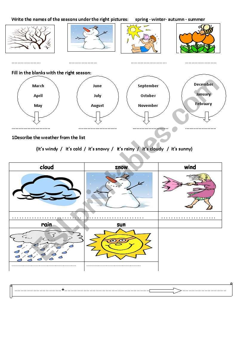 weather worksheet