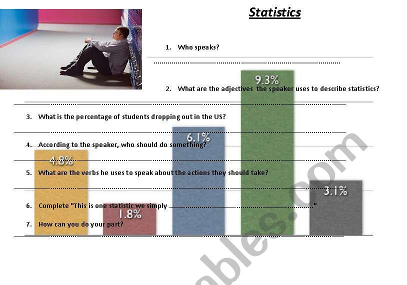 Dropping out - Listening worksheet