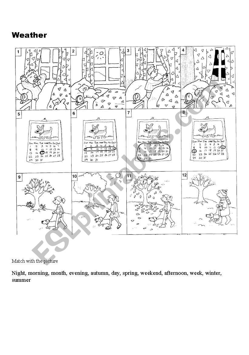 Weather worksheet