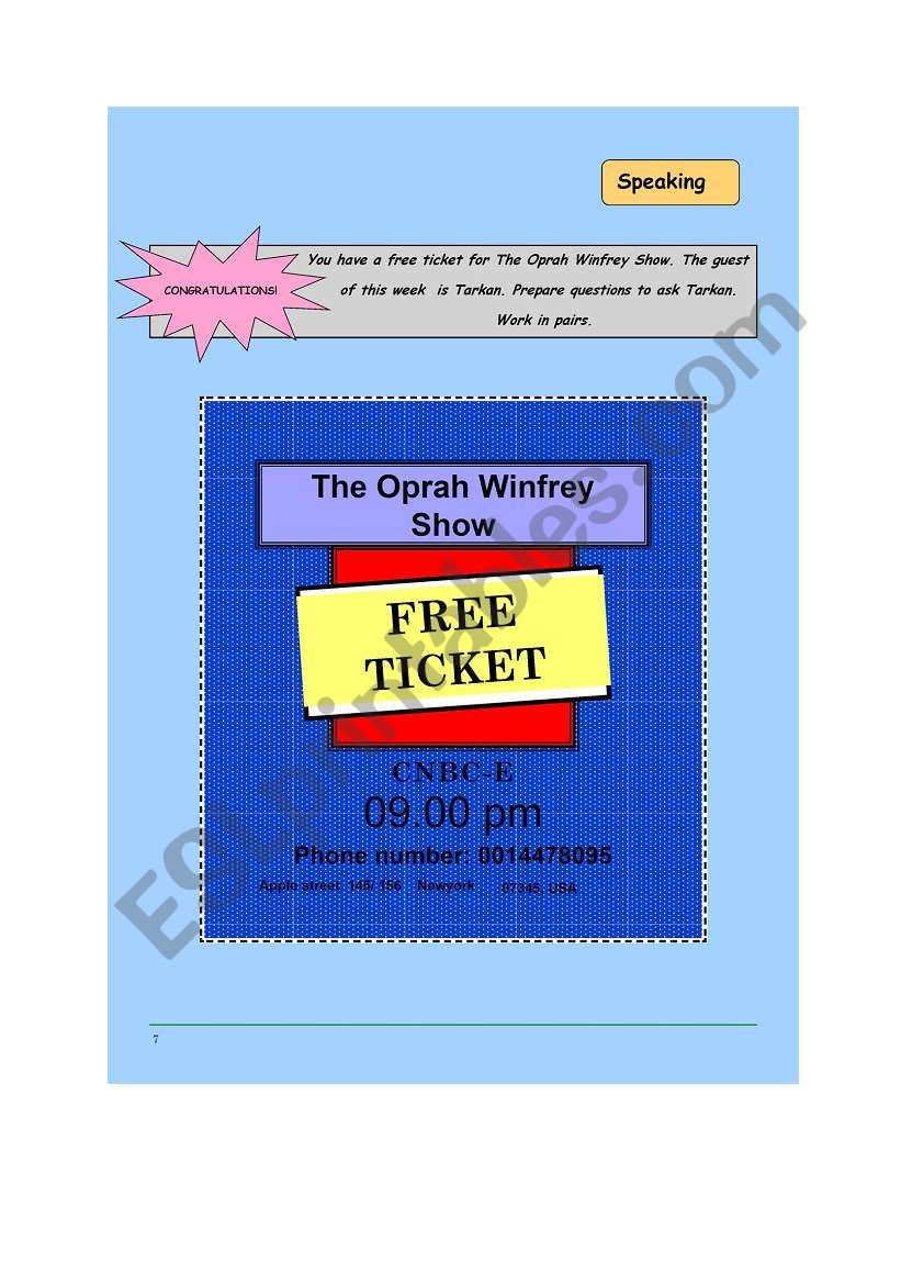 oprah winfrey-speaking activity