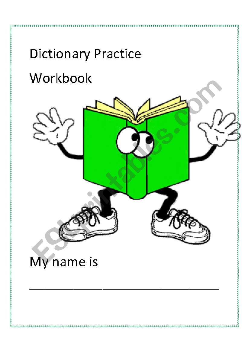 Dictionary Practice Workbook worksheet