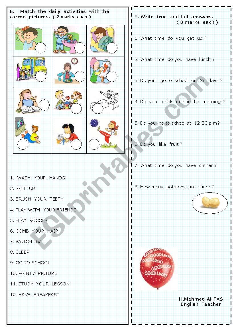 exam for sixth classes (page 2)