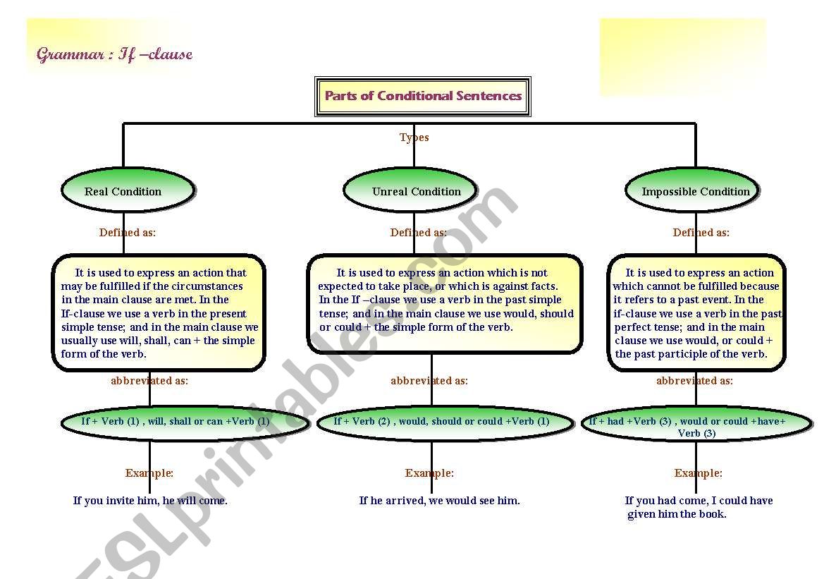 parts of conditional sentences