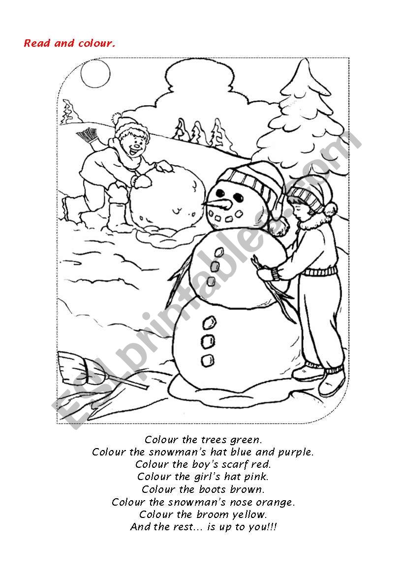 Christmas booklet part 4 worksheet