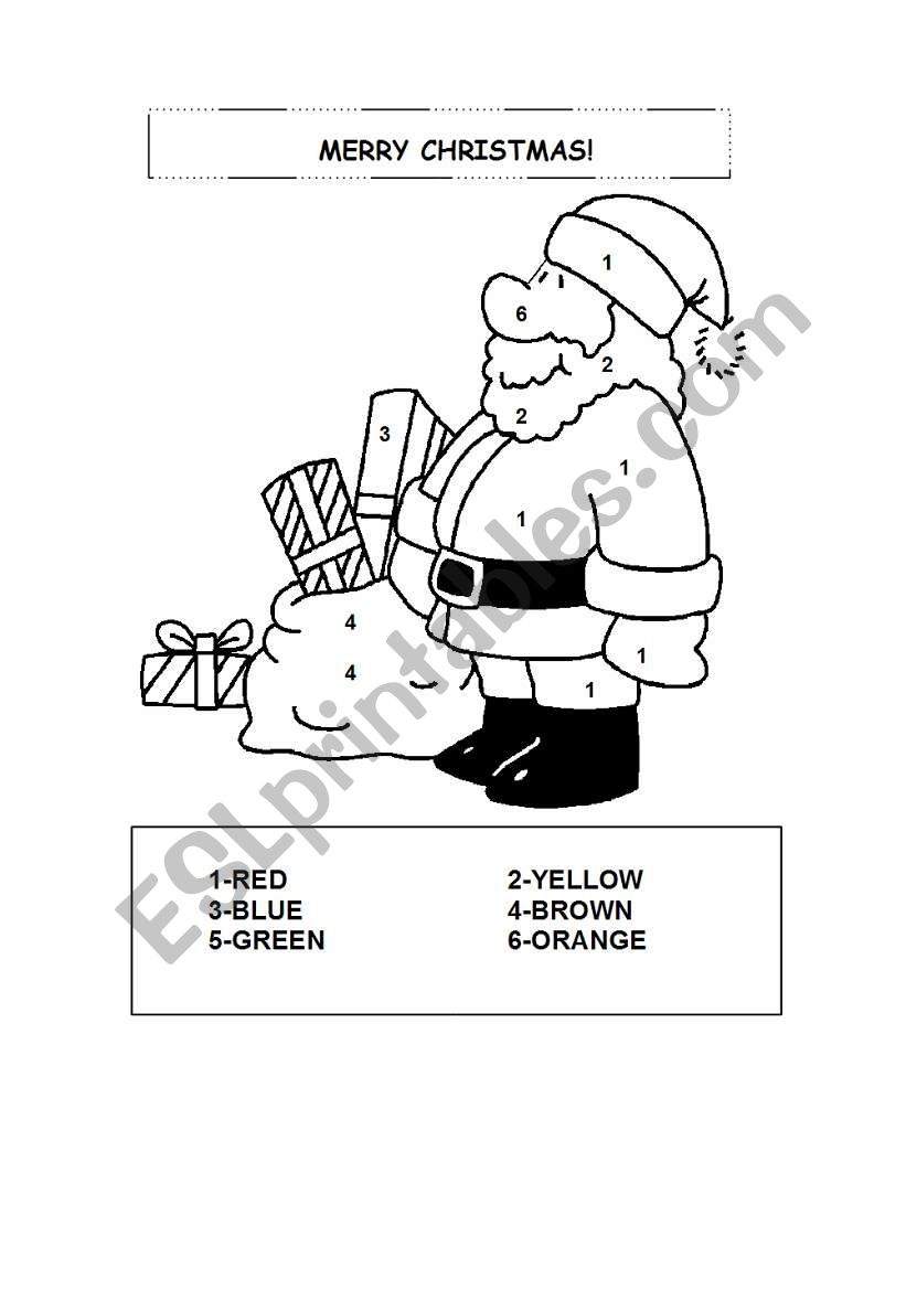 CHRISTMAS ACTIVITY worksheet