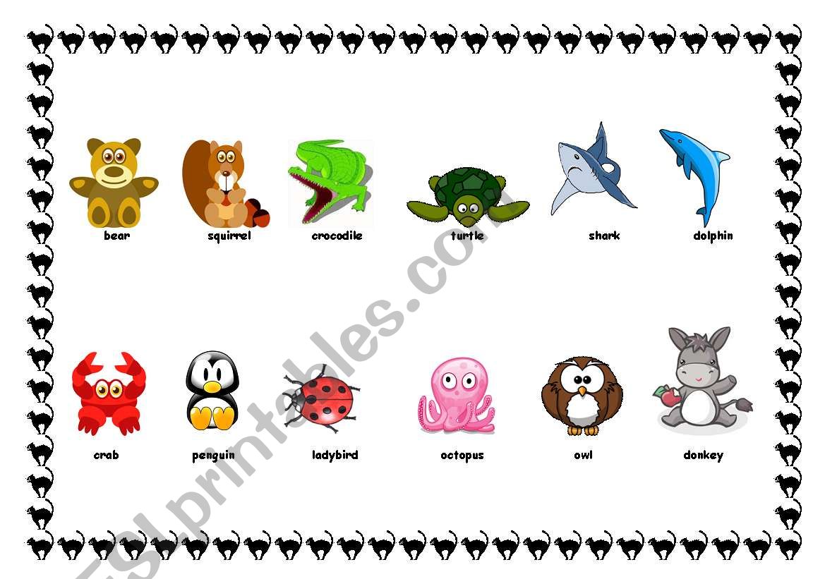 Animals - set 2 worksheet