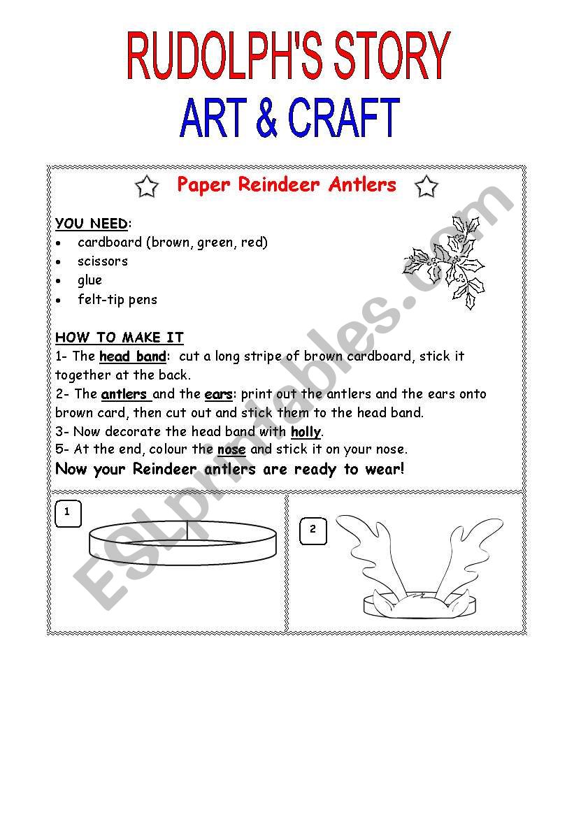 Rudolph´s Story-Part2 - ESL worksheet by dorarena