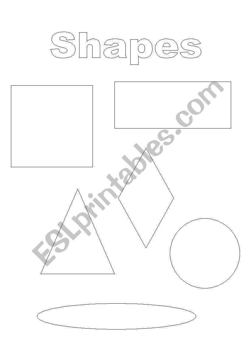 Shapes worksheet