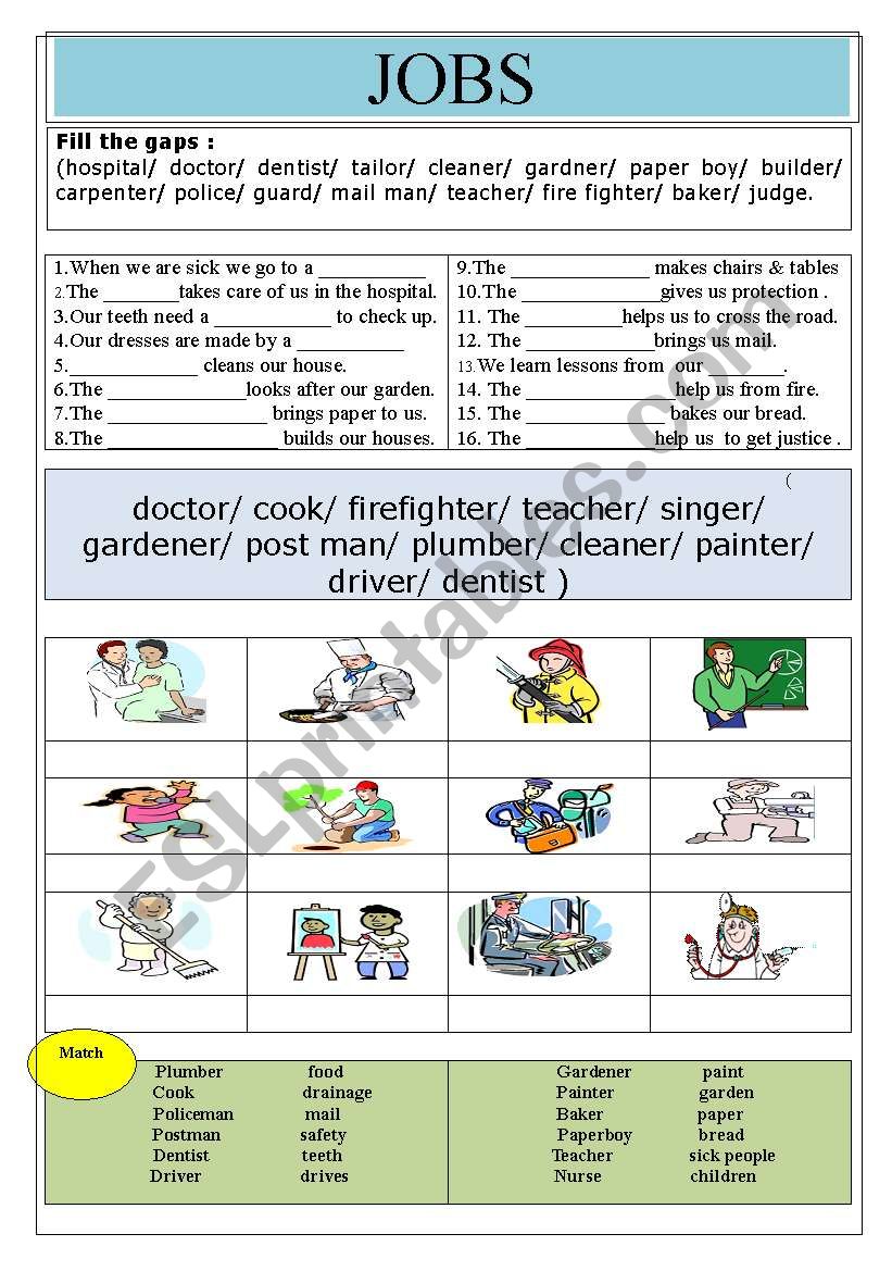 People worksheet