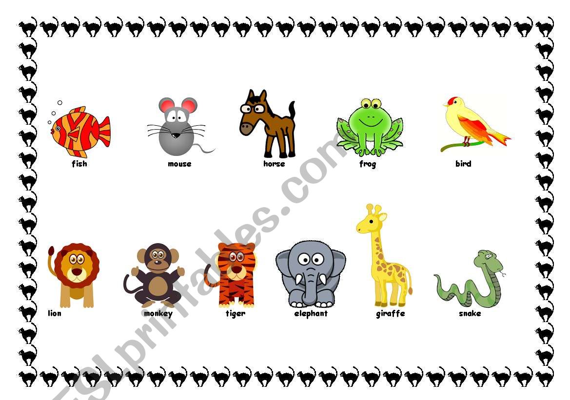 Animals - set 3 worksheet