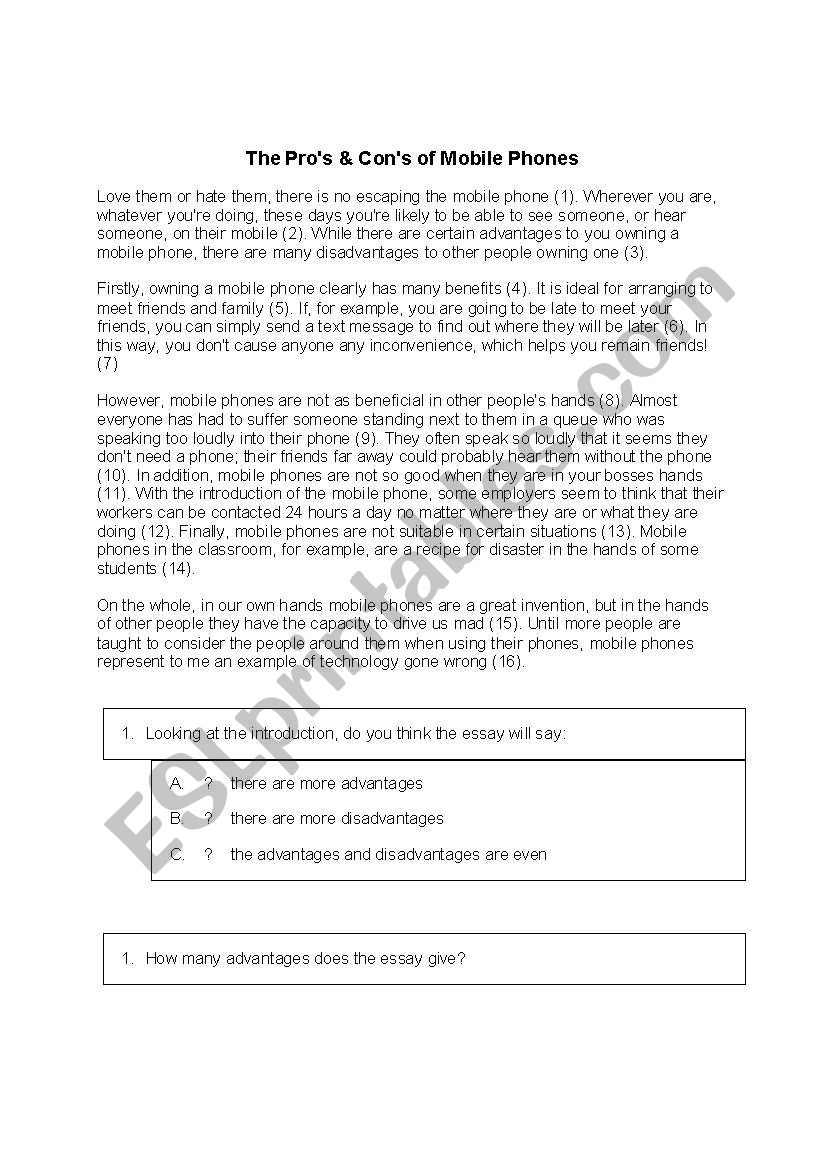 disadvantages of text messaging essays
