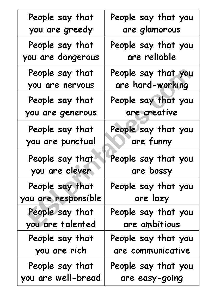 People say that U R funny))) worksheet