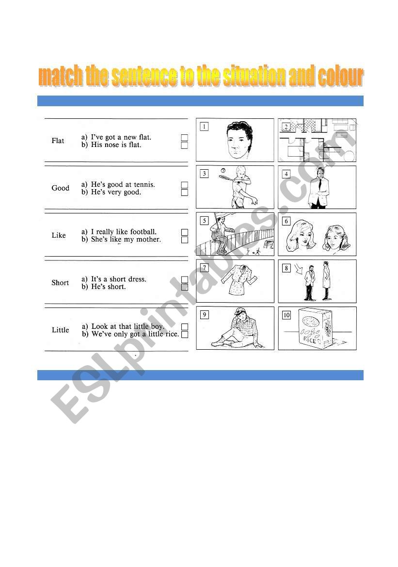 sentences worksheet