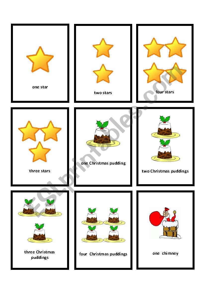 Christmas go_fish_7 worksheet