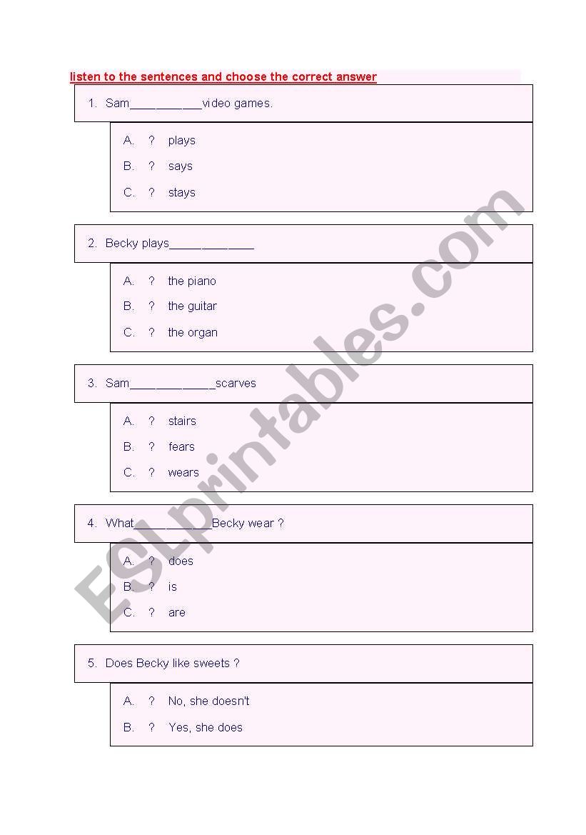 simple present tense worksheet