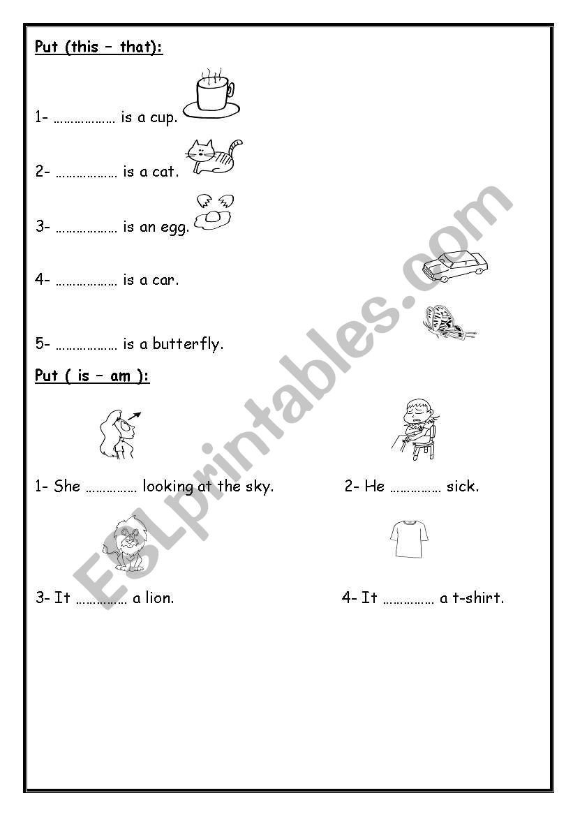 Revision worksheet