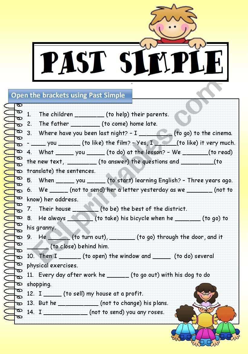 Past Simple worksheet