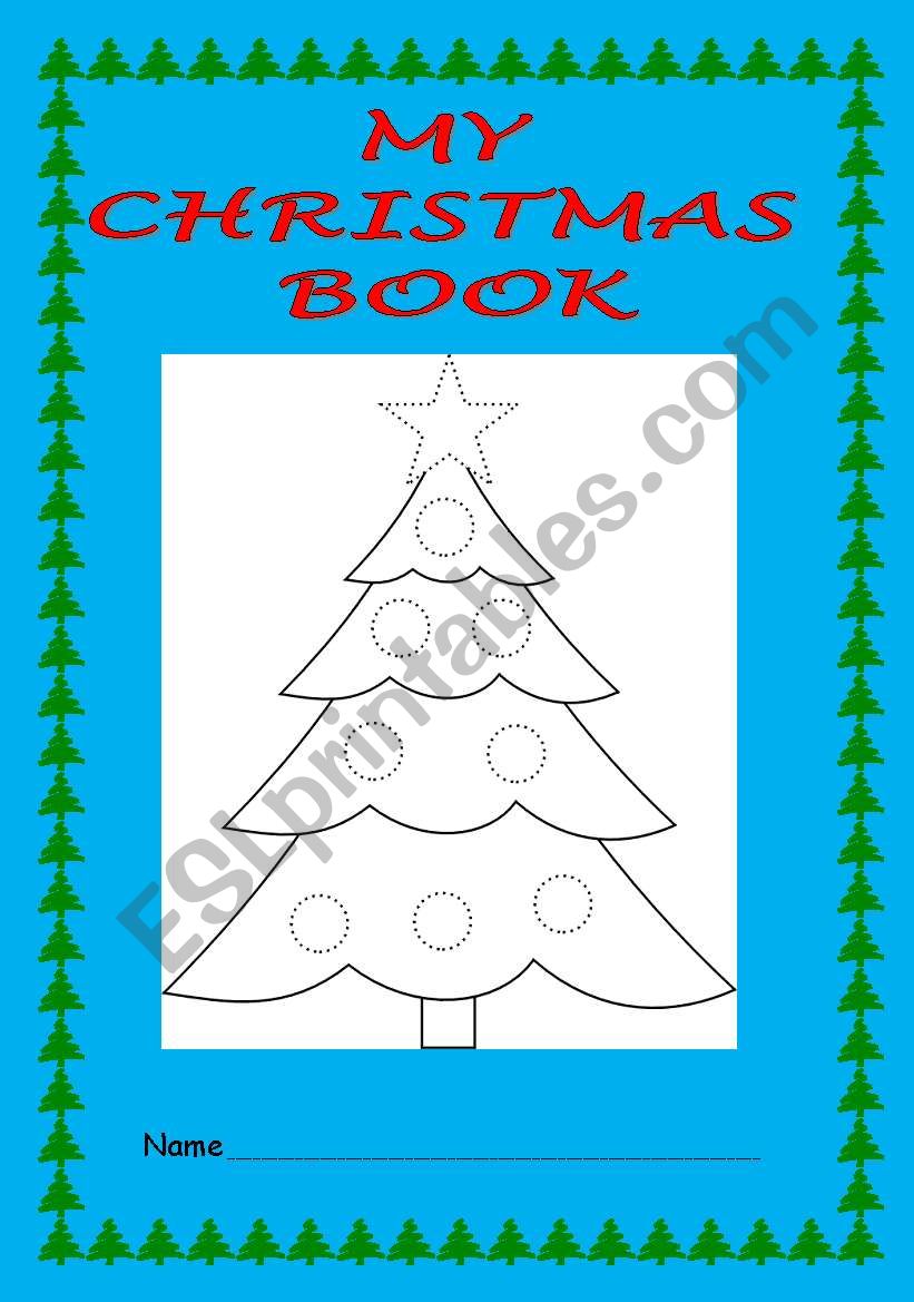 Christmas book 1/2 worksheet