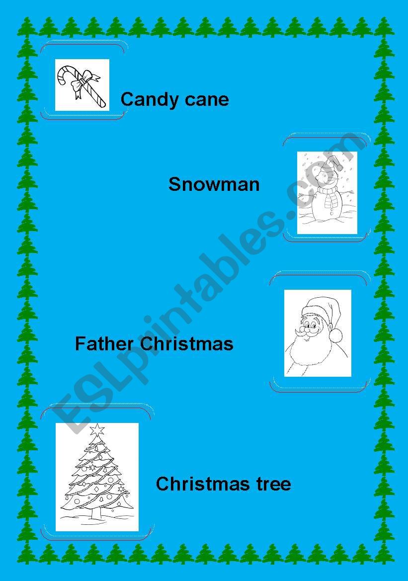 A Christmas book 2/2 worksheet