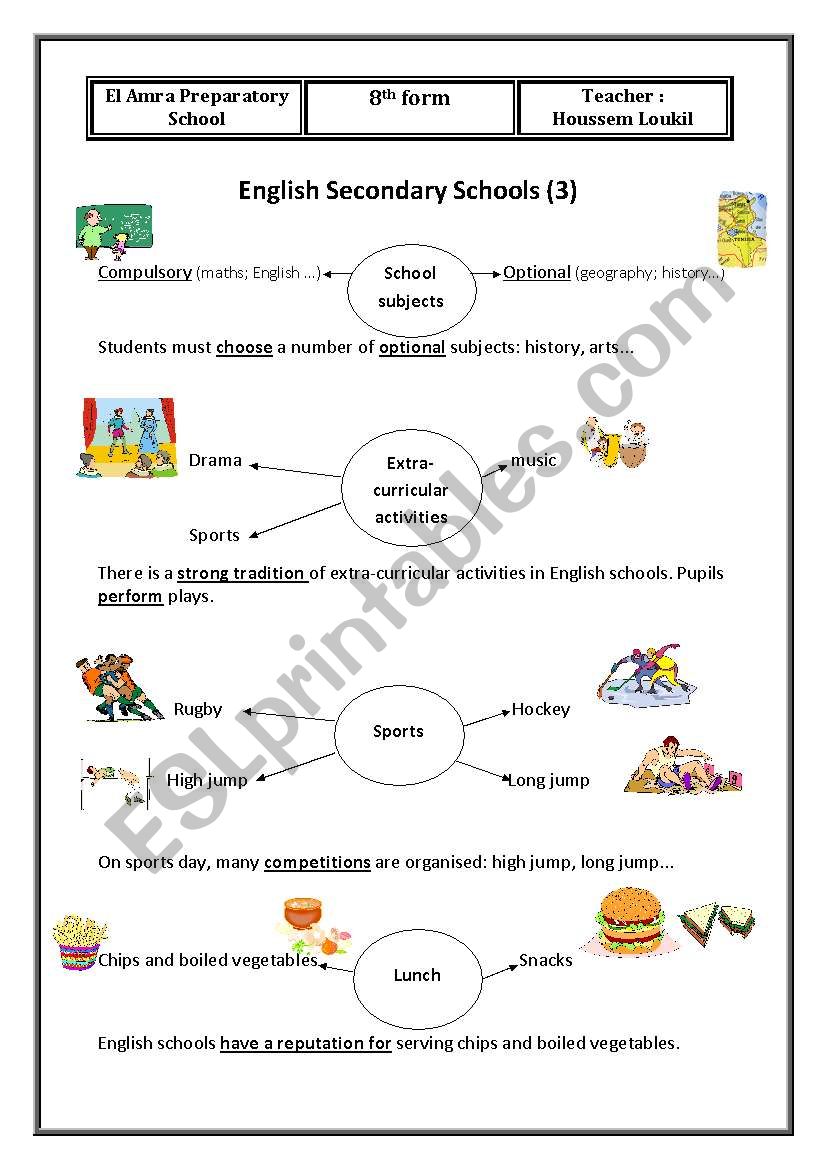 literacy worksheets secondary school