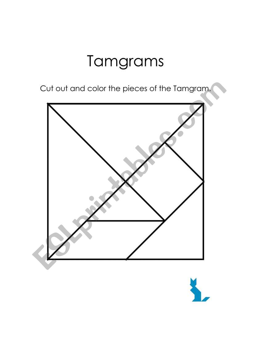 Tamgrams worksheet