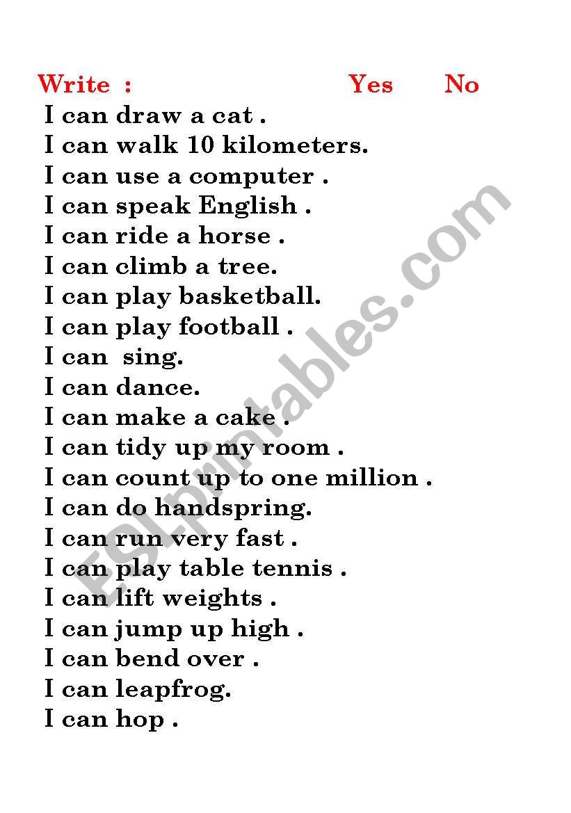 can-cant worksheet