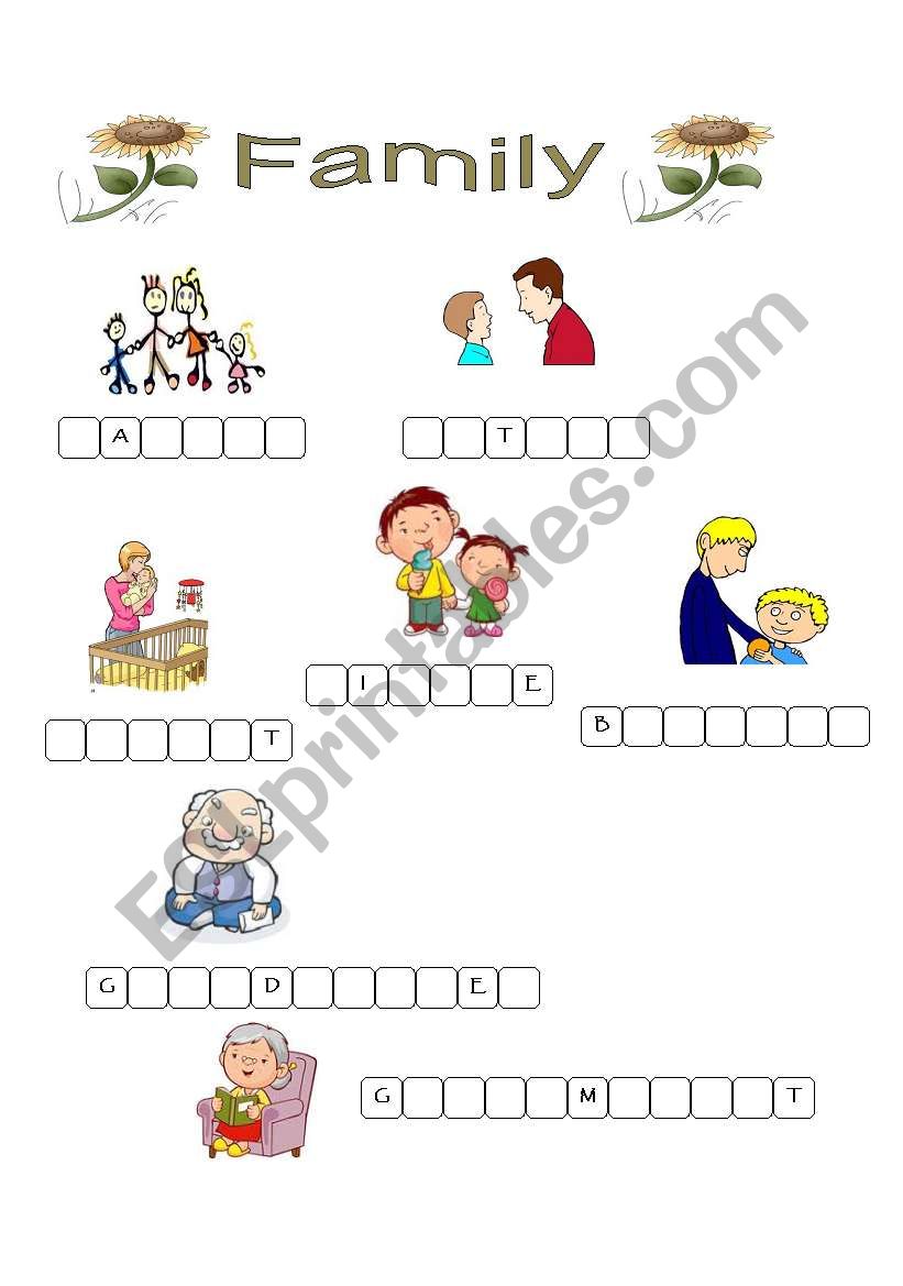 family  worksheet
