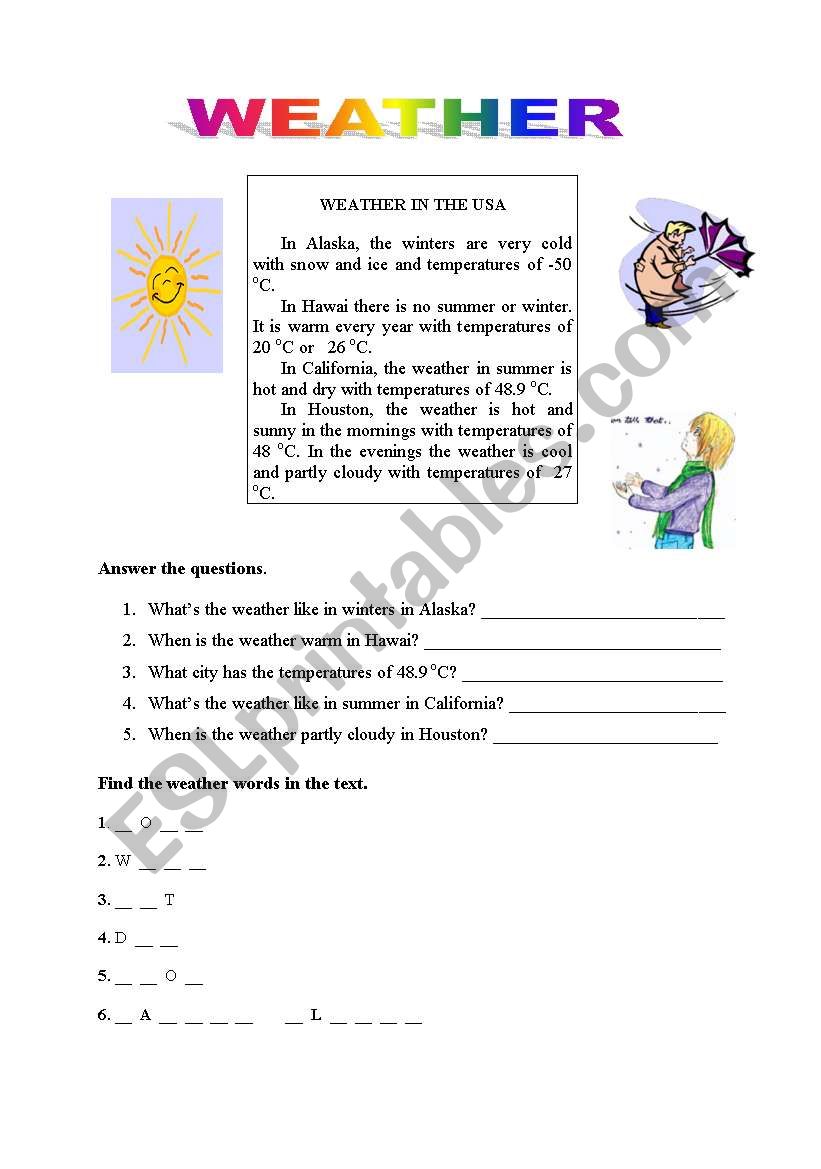 WEATHER_READING worksheet