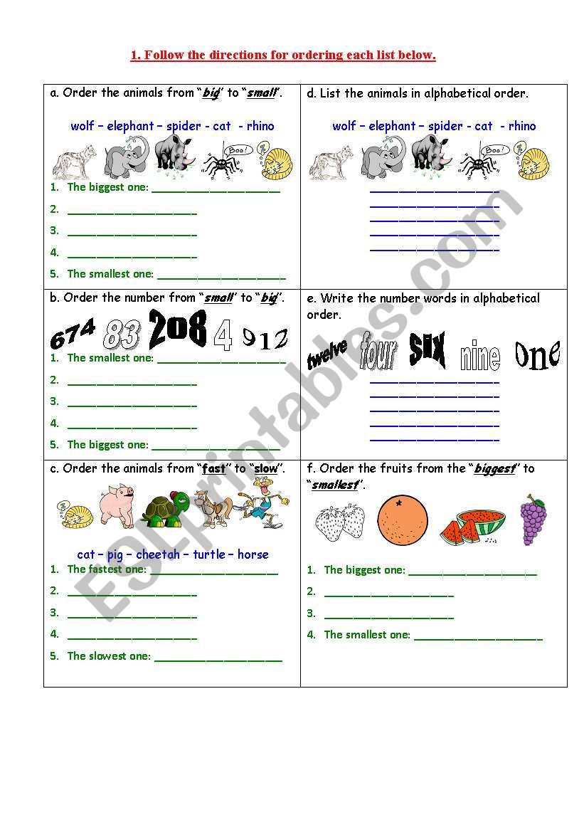 Critical Thinking worksheet