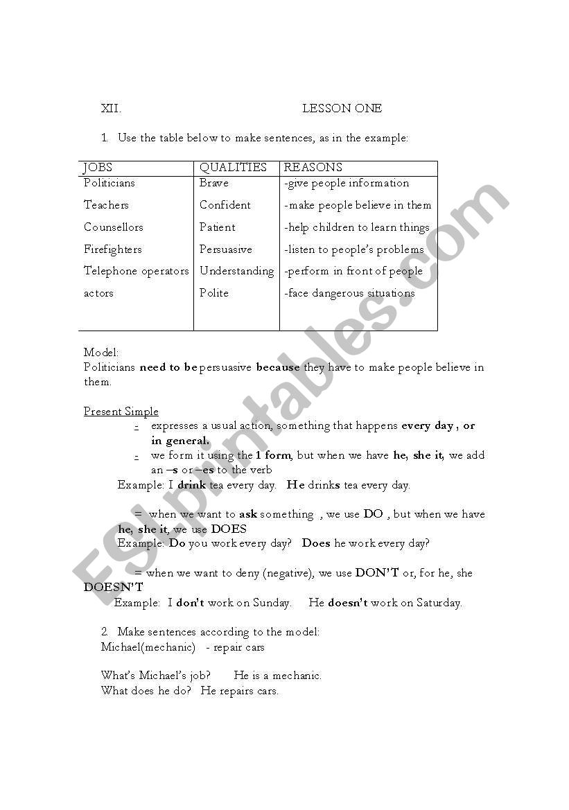 Simple way to approach grammar