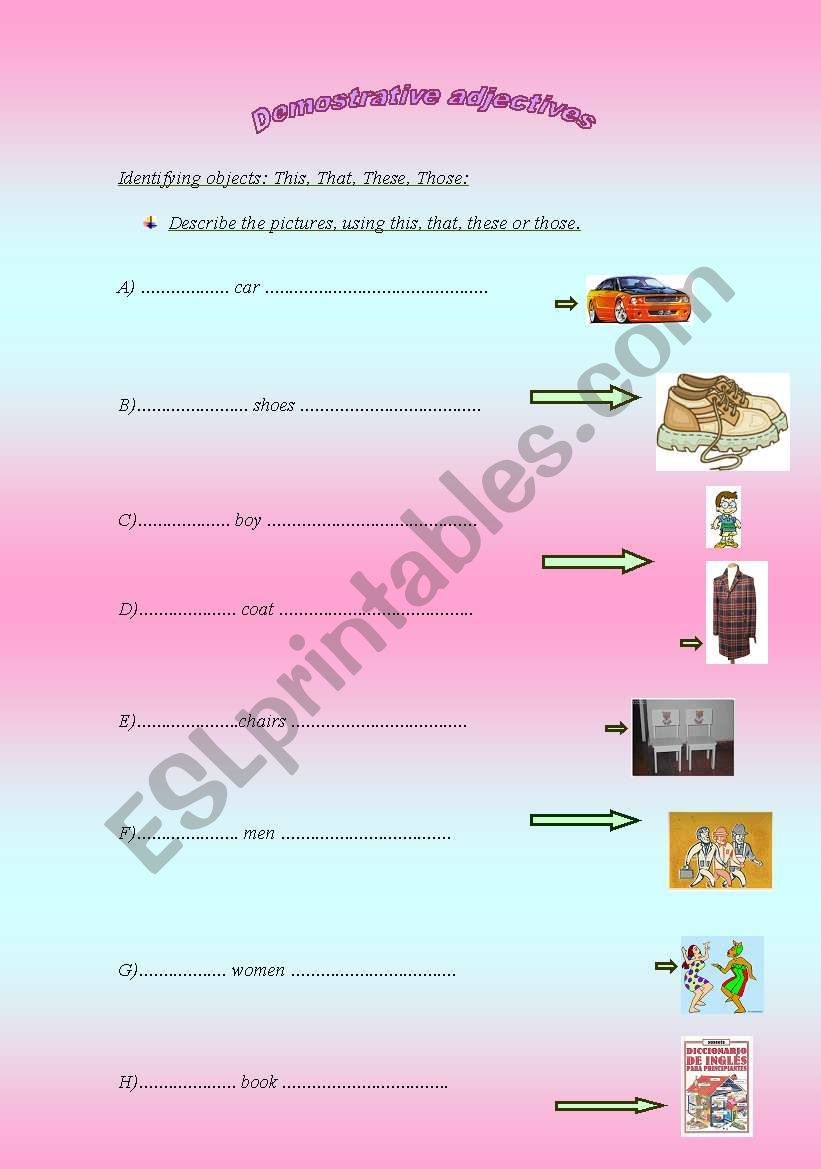 english-worksheets-demostrative-adjectives