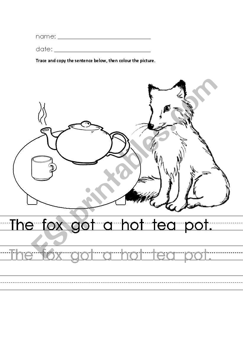 phonics: short Â´oÂ´ sound worksheet