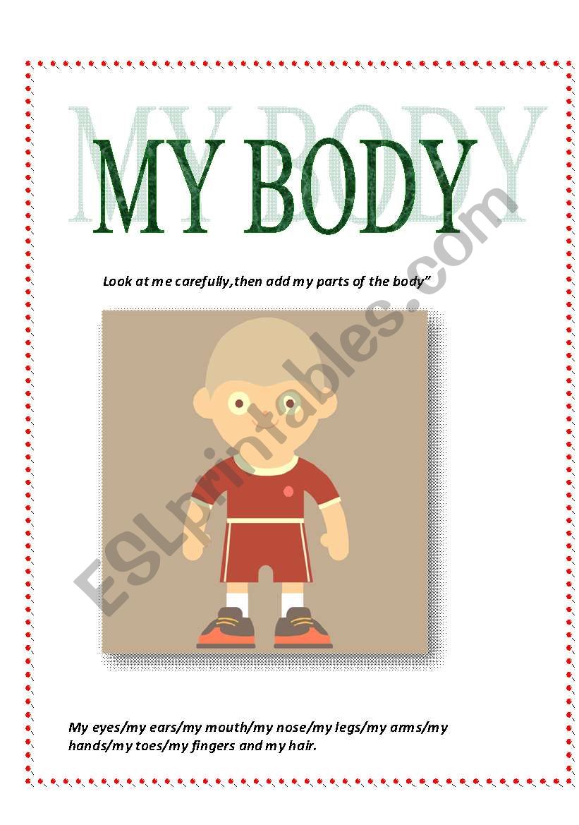 my body worksheet