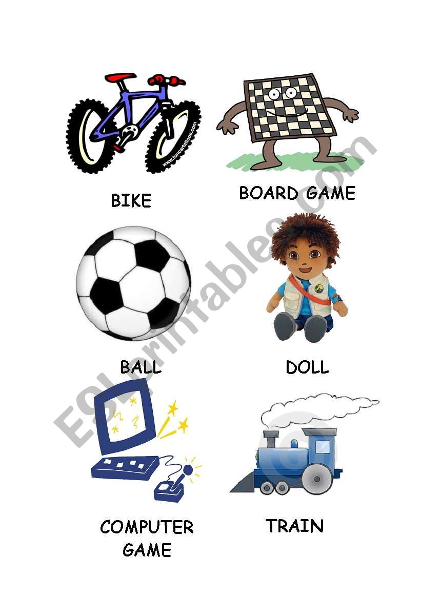 toys worksheet