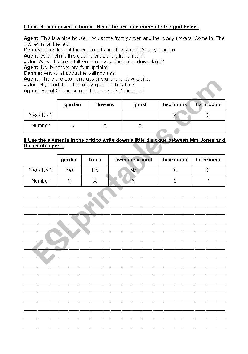 House worksheet