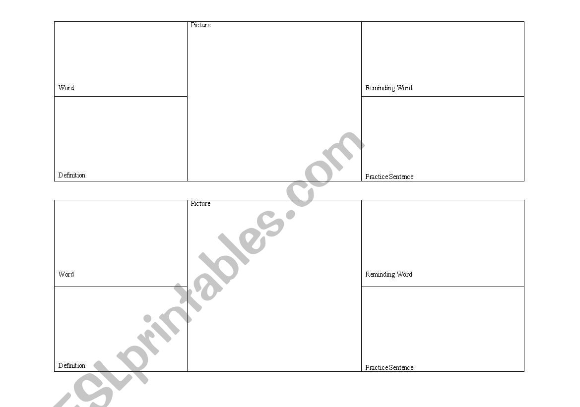 Word of the Week worksheet