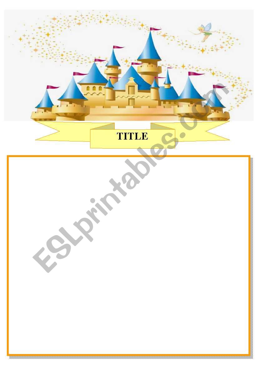 Castle template worksheet