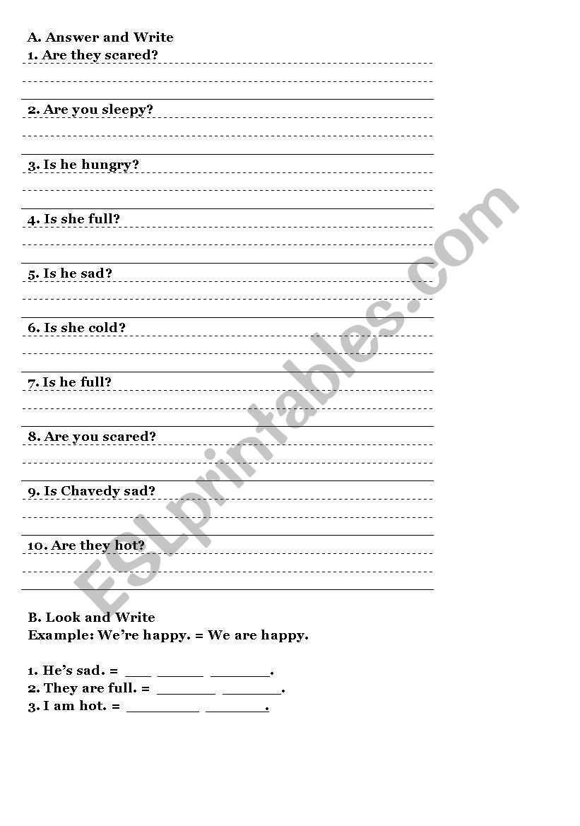 Grammar worksheet