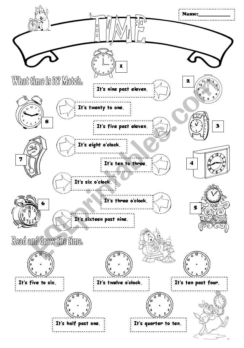 Time worksheet