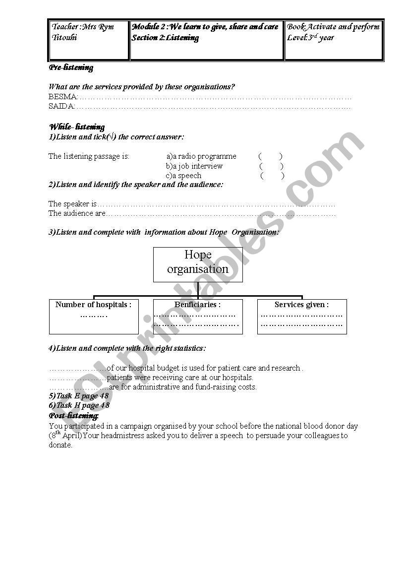 module two section two third year worksheet