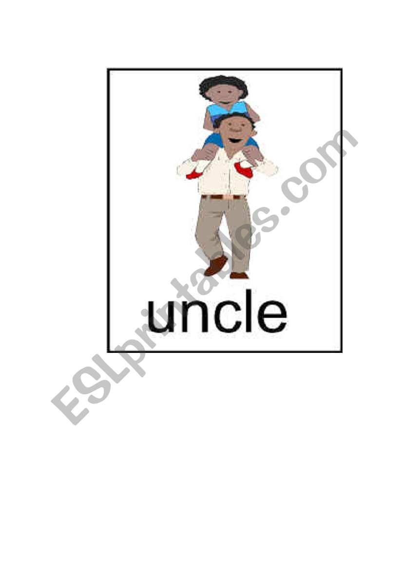 my family worksheet