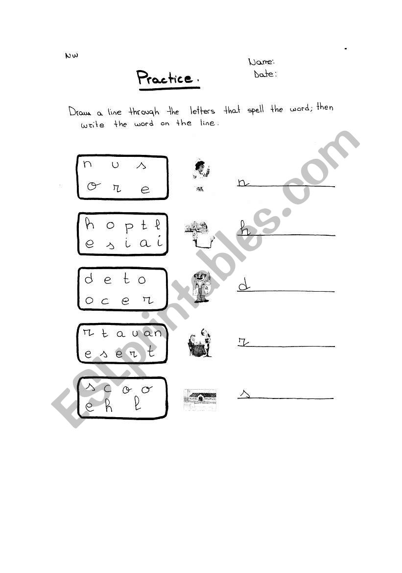 jobs worksheet