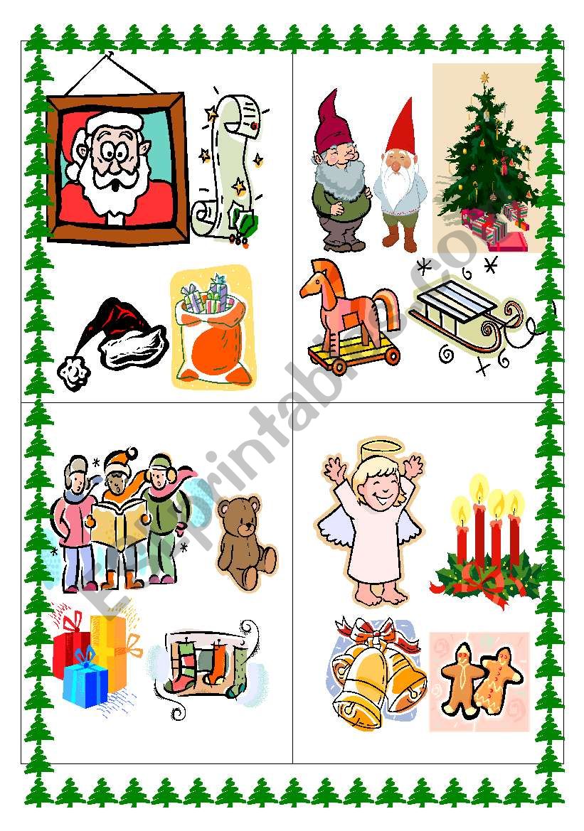 christmas: whos got what? worksheet